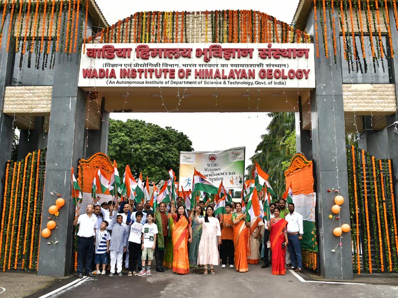 Azadi Ka Amrut Mahotsav Independence celebration at Wadia Institute Of Himalayan Geology, Dehradun