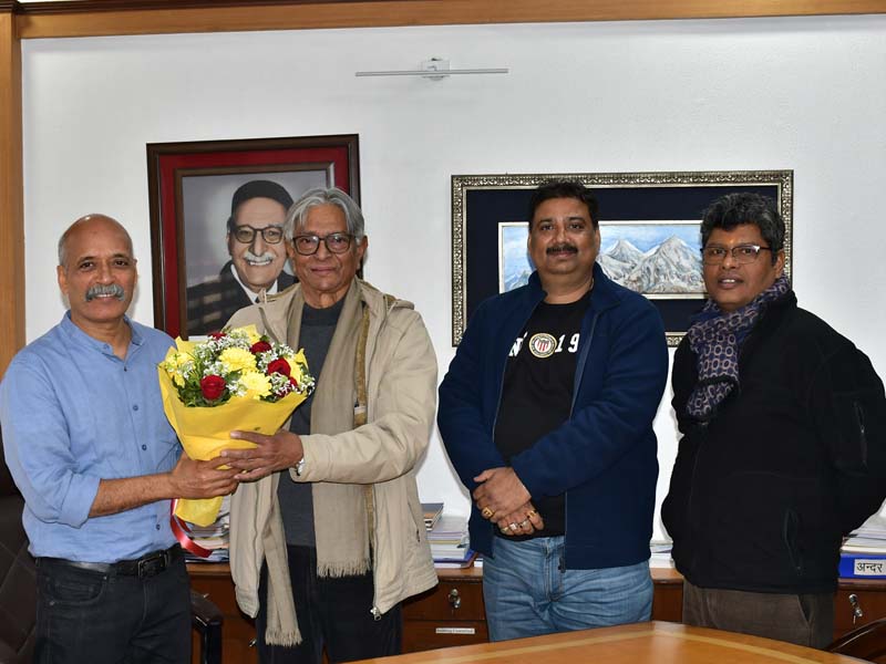 New Director's welcome in Wadia Institute of Himalayan Geology, Dehradun
