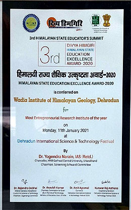 Wadia Institute of Himalayan Geology Wadia Institute of Himalayan Geology
