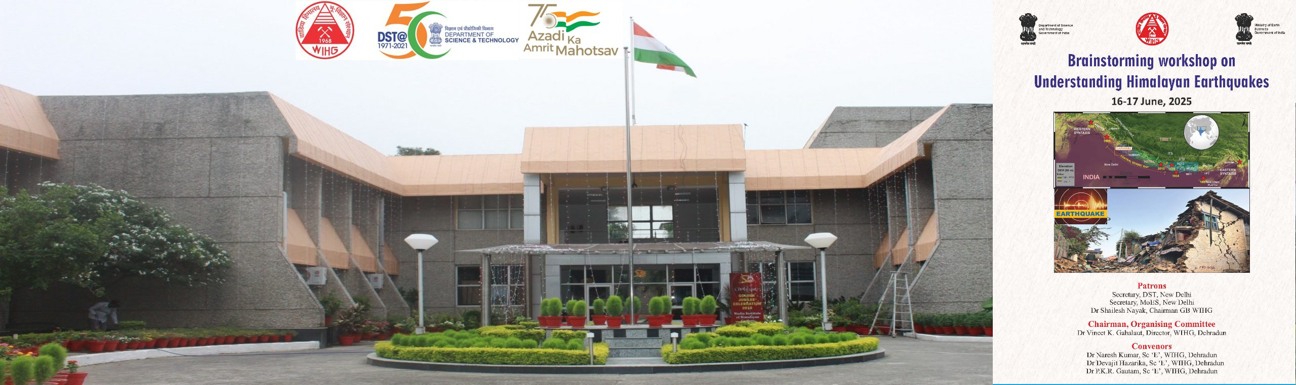 Brainstorming workshop on Understanding Himalayan Earthquakes16-17 June, 2025